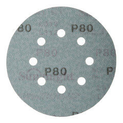 Диск шлифовальный Sunmight Film d125 мм P80 на липучку пленочная основа (5 шт.) - фото 4