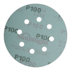 Диск шлифовальный Sunmight Film d125 мм P100 на липучку пленочная основа (5 шт.) - фото 4
