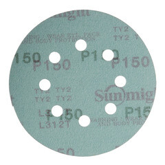 Диск шлифовальный Sunmight Film d125 мм P150 на липучку пленочная основа (5 шт.) - фото 2