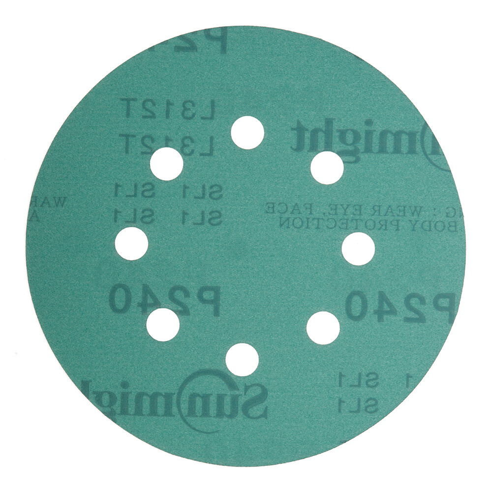 Изображение товара Диск шлифовальный Sunmight Film d125 мм P240 на липучке 5 шт