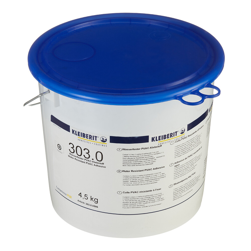 Изображение товара Клей ПВА столярный Kleiberit 303.0 водостойкий D3 4,5 кг