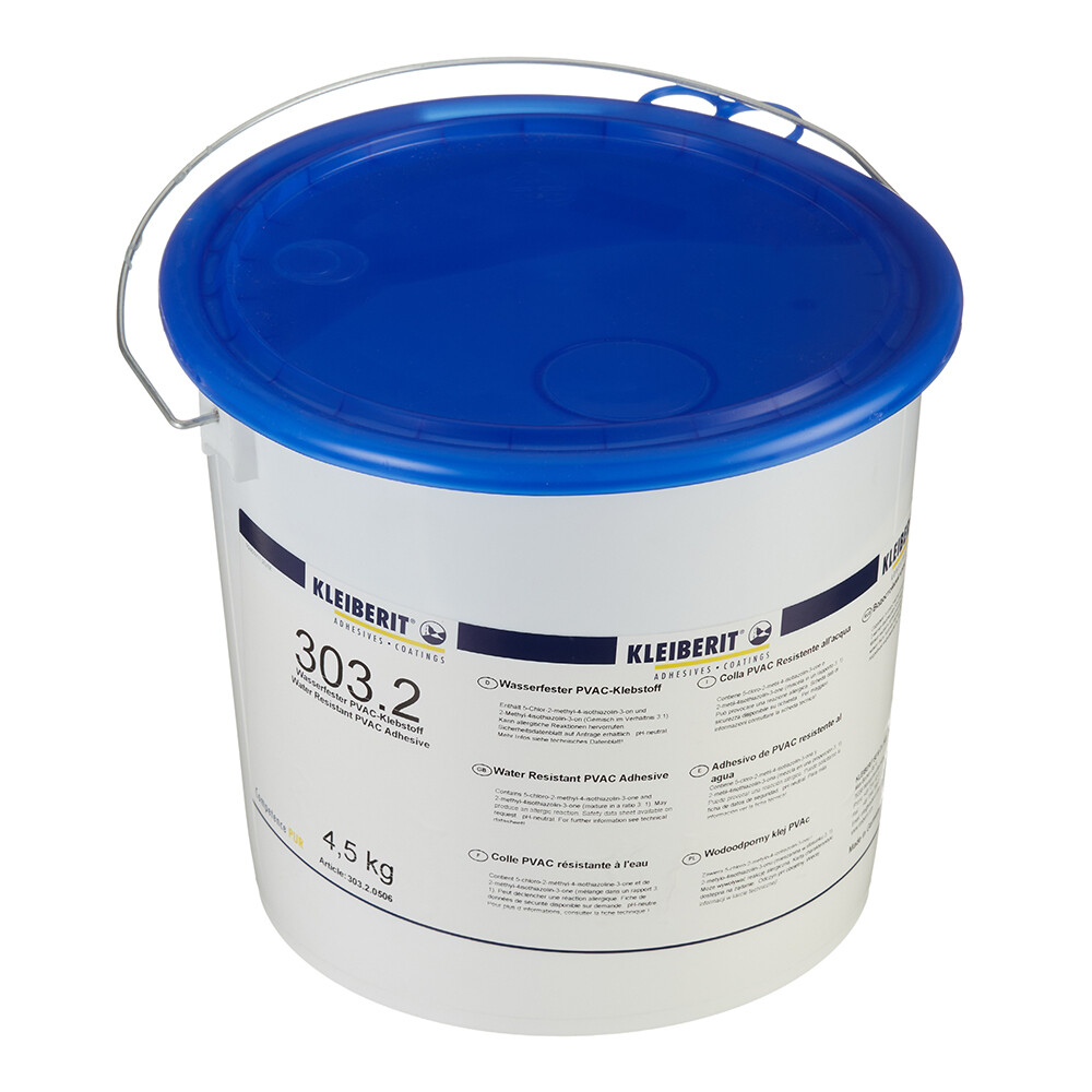 Изображение товара Клей ПВА столярный Kleiberit 303.2 водостойкий D3 4,5 кг