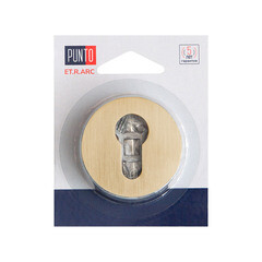 Ключевина Punto ET.R.ARC.R52 SSG-39 круглая розетка сатинированное золото (47223) - фото 2