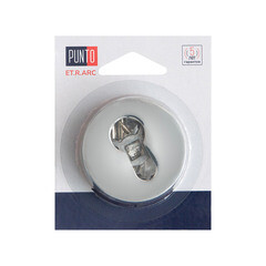 Ключевина Punto ET.R.ARC.R52 CP-8 круглая розетка хром (47217) - фото 2