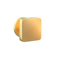 Ручка-кнопка Punto Salut R.ARC.R52 SSG-39 круглая розетка сатинированное золото (47941) - фото 1