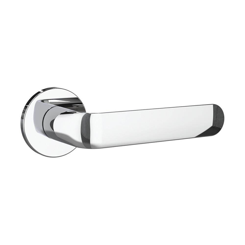 Ручка дверная Punto Extra R.ARC.R52 CP-8 круглая розетка хром (47155)