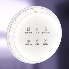 Лента светодиодная 6000К 24 В 27 Вт/м 5 м IP20 Maytoni (20033) - фото 2