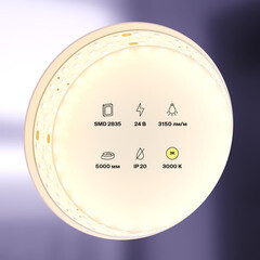 Лента светодиодная 3000К 24 В 27 Вт/м 5 м IP20 Maytoni (20031) - фото 2