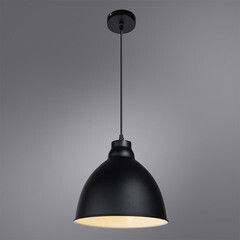 Светильник подвесной Arte Lamp Braccio E27 60 Вт 2 кв.м черный IP20 (A2055SP-1BK) - фото 3