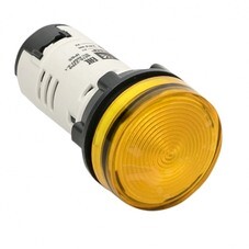 Лампа сигнальная EKF PROxima AD16-22HS 400 В IP54 желтая (ledm-ad16-y-400)