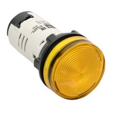Изображение товара Лампа сигнальная EKF PROxima AD16-22HS 24 В IP65 желтая (ledm-ad16-y-24-65)