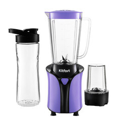 Блендер стационарный Kitfort КТ-3034-1 350 Вт 1 л фиолетовый - фото 1