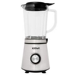 Блендер стационарный Kitfort КТ-3021 1000 Вт 1,5 л серебристый/черный - фото 1