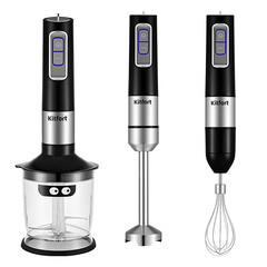Блендер погружной Kitfort КТ-3052 1000 Вт 0,5 л черный/серебристый - фото 7