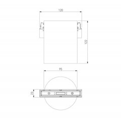 Светодиодный трековый светильник магнитный Elektrostandard Slim Magnetic 4200К 12 Вт 9 кв.м черный (a063496) - фото 5