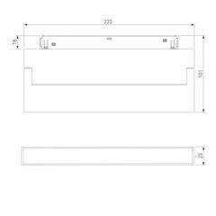 Светодиодный трековый светильник магнитный Elektrostandard Slim Magnetic 4200К 12 Вт 6,75 кв.м черный (a063559) - фото 2