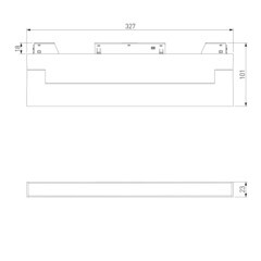 Светодиодный трековый светильник магнитный Elektrostandard Slim Magnetic 4200К 18 Вт 10,125 кв.м черный (a063560) - фото 6
