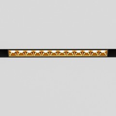 Светодиодный трековый светильник магнитный Elektrostandard Slim Magnetic 4000К 12 Вт 9 кв.м черный/золото (a064529) - фото 2