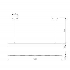 Светодиодный трековый светильник магнитный Elektrostandard Slim Magnetic 4000К 48 Вт 28,125 кв.м черный (a064806) - фото 5