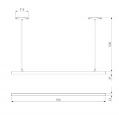 Светодиодный трековый светильник магнитный Elektrostandard Slim Magnetic 4000К 30 Вт 11,25 кв.м черный (a064802) - фото 3