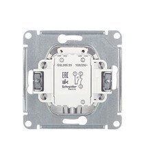 Выключатель Systeme Electric Glossa двухклавишный встраиваемый белый с подсветкой (GSL000153) - фото 3