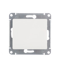 Изображение товара Переключатель Systeme Electric Glossa одноклавишный встраиваемый белый (GSL000161)