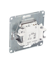 Переключатель Systeme Electric Glossa одноклавишный встраиваемый белый (GSL000161) - фото 4