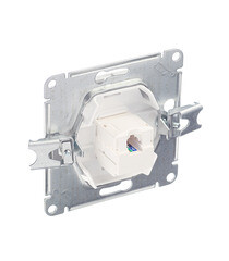 Розетка компьютерная Systeme Electric Glossa встраиваемая белая RJ45 (GSL000181K) - фото 2