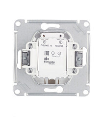 Выключатель Systeme Electric Glossa одноклавишный встраиваемый бежевый с подсветкой (GSL000213) - фото 5