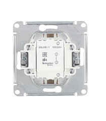 Выключатель Systeme Electric Glossa одноклавишный встраиваемый бежевый (GSL000211) - фото 2