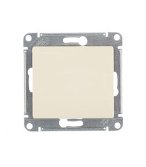 Переключатель Systeme Electric Glossa одноклавишный встраиваемый бежевый (GSL000261) - фото 1