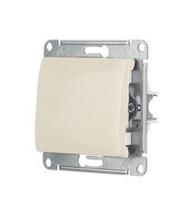 Переключатель Systeme Electric Glossa одноклавишный встраиваемый бежевый (GSL000261) - фото 4