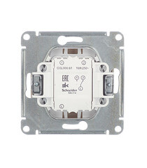 Переключатель Systeme Electric Glossa одноклавишный встраиваемый бежевый (GSL000261) - фото 2