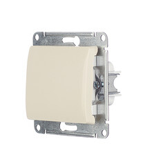Выключатель Systeme Electric Glossa одноклавишный встраиваемый бежевый (GSL000211) - фото 4