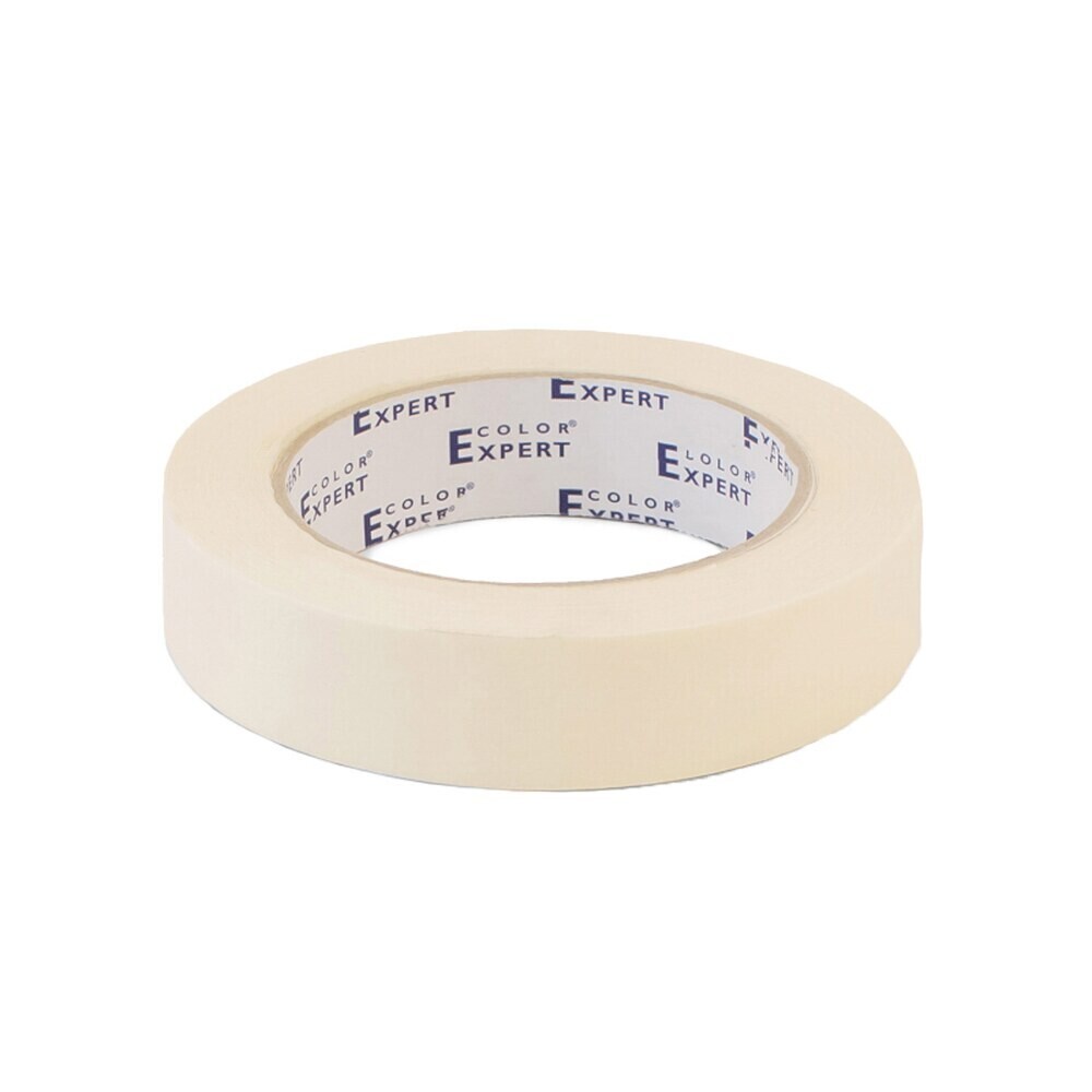 Лента малярная Color Expert для защиты дверей и окон бежевая 24 мм 50 м термостойкая (96012499)