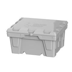 Изображение товара Ящик для песка и реагентов полиэтиленовый Polimer Group серый 250 л