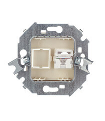 Розетка компьютерная Simon 15 встраиваемая слоновая кость RJ45 (1591598-031) - фото 3