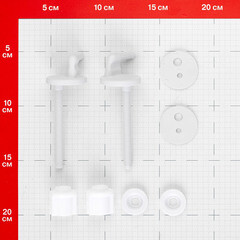 Унитаз Оскольская керамика Дачный с вертикальным выпуском с сиденьем пластик (3677) - фото 6