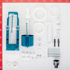 Унитаз-компакт Mito Grey с косым выпуском с сиденьем полипропилен белый (S-KO-MIG031-ST-P-w) - фото 6