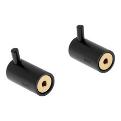 Крючок для ванной Iddis Petite одинарный на шуруп металл черный (2 шт.) (PET2SB3i41) - фото 4