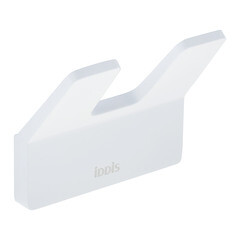Изображение товара Крючок для ванной Iddis Slide двойной на шуруп металл белый (SLIWT20i41)