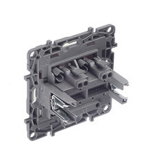 Выключатель Legrand Etika двухклавишный встраиваемый белый (672202) - фото 3