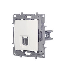 Розетка телефонная Legrand Etika встраиваемая белая RJ11 (672240) - фото 3