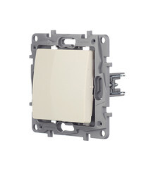 Выключатель Legrand Etika одноклавишный встраиваемый слоновая кость (672301) - фото 2