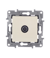 Розетка телевизионная Legrand Etika встраиваемая слоновая кость (672351) - фото 1