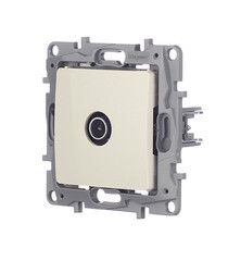 Розетка телевизионная Legrand Etika встраиваемая слоновая кость (672351) - фото 2