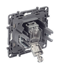 Розетка телевизионная Legrand Etika встраиваемая слоновая кость (672351) - фото 4