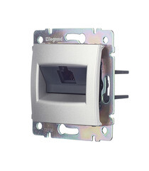 Розетка компьютерная Legrand Valena встраиваемая алюминий (694334) - фото 3