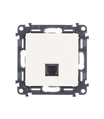 Розетка телефонная Legrand Valena Life встраиваемая белая RJ11 (753438) - фото 1