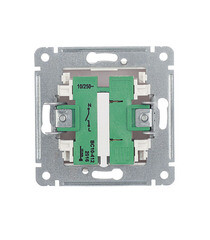 Выключатель Hegel Master одноклавишный встраиваемый белый с подсветкой (ВС10-412) - фото 2